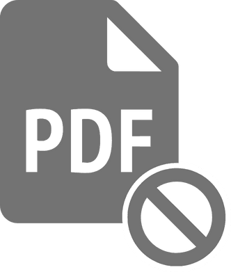 No PDF Generation Icon