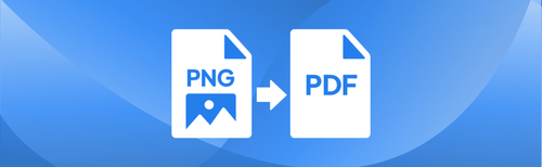 Convert PNGs to PDFs online using pdfAssistant