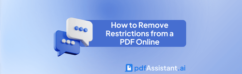 Remove PDF Restrictions